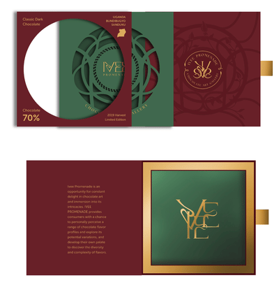 Ivee Promenade: Stylish packaging for an exclusive bean2bar chocolate - Design & graphisme