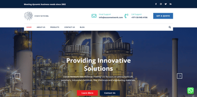 Exxon Network - Website Creation