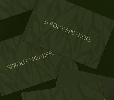 Sprout Speakers Brand and Website Design - Graphic Design