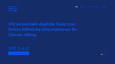 Website + Logo (Hello World Digital) - Branding & Positioning