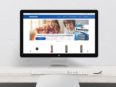Panasonic Batteries Corporate website - Website Creatie