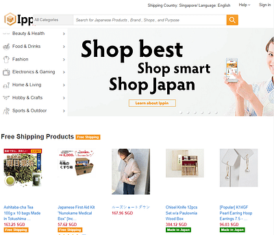 IPPIN Online Shopping Site - Web Application