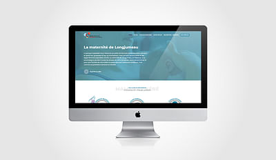 Création du site de la maternité de Longjumeau - Website Creatie