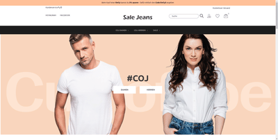 sale-jeans.de - Webseitengestaltung