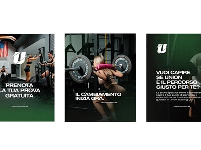 Union Training Lab — Social, branding e grafiche per una palestra - Social Media