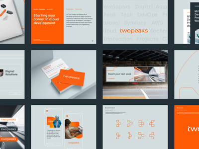 Branding for Cloud Developers TwoPeaks - Grafikdesign
