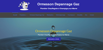 Ormesson Dépannage - Digital Strategy