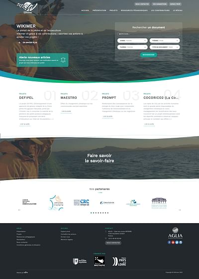 Wikimer promeut la recherche halieutique - Website Creation