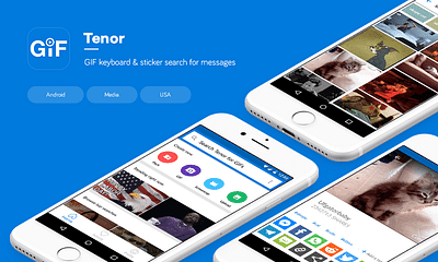 Tenor - Multi-million user base GIF keyboard app - Mobile App