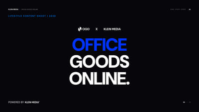 Office Goods Online - Photography - Branding & Positionering