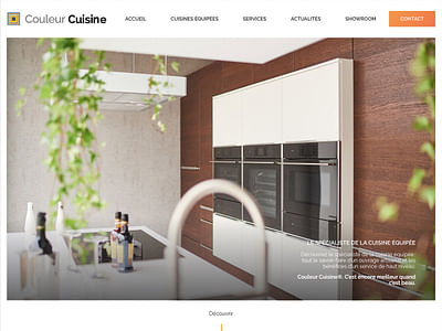 Couleur Cuisine new website & rebranding - Content-Strategie