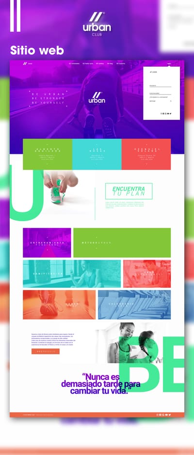 Urban Fitness Web - Creación de Sitios Web