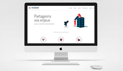 Site vitrine Asterion - Création de site internet