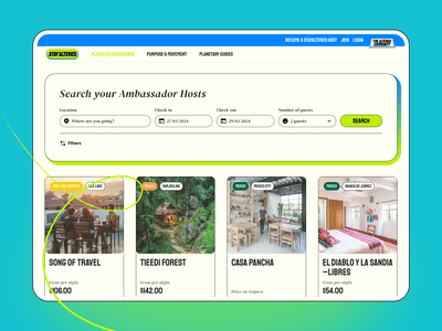 Booking platform for community-based tourism - Website Creation