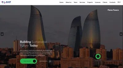 SHP Construction & Consultancy - Website Creation