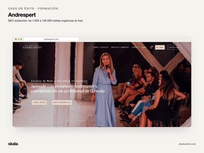 Andrespert - Escuela de Moda - SEO