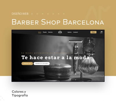 Barber Shop Barcelona | Diseño y desarrollo web - Diseño Gráfico
