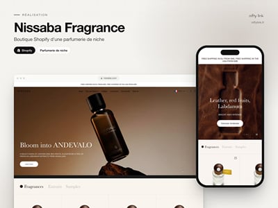 Nissaba Fragrance — boutique Shopify d'une parfumerie de niche - E-commerce