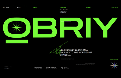 Obriy website - Website Creation