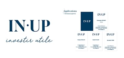 Naming branding (Finances : In Up) - Design & graphisme