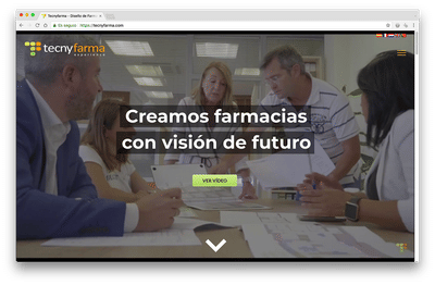 Rediseño Web y Posicionamiento SEO para TecnyFarma - Creación de Sitios Web