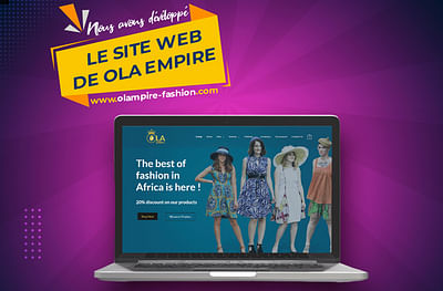 Ola Empire - Création de site internet