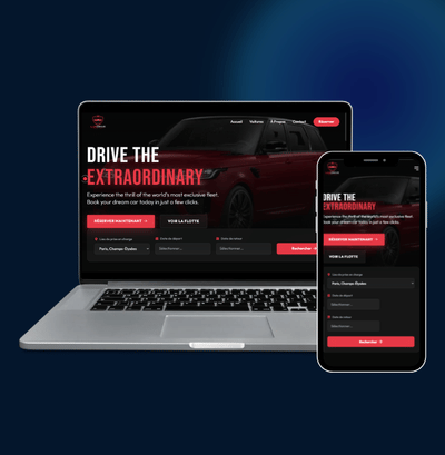 Luxe Drive - Premium Car Rental Platform - Website Creation