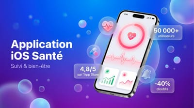 Application iOS de suivi santé & bien-être - Application mobile