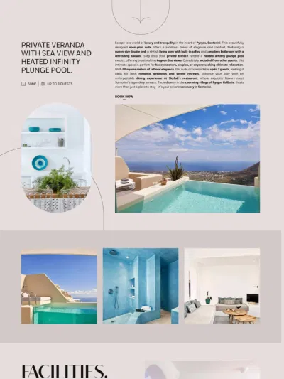 Skyfall Suites Santorini - Website Creatie