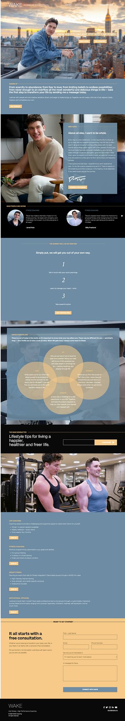 WAKE - Website Creation