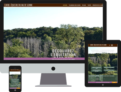 Site e-commerce pour centre-équestre - Création de site internet