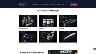 B2B Product Catalogue & Seminar Platform - Website Creation