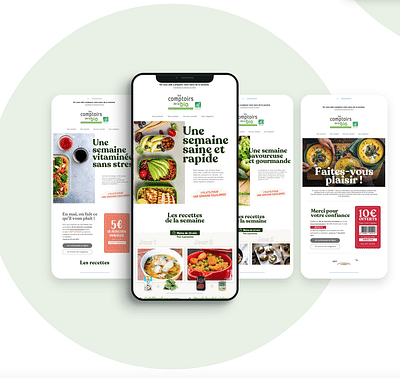 LES COMPTOIRS DE LA BIO : stratégie CRM/PRM - Image de marque & branding