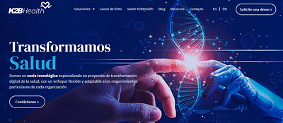 Sitio web institucional bilingüe - Création de site internet