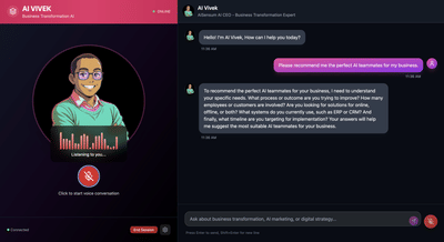 AI Vivek by AISensum - Artificial Intelligence