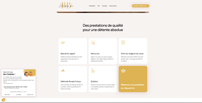 Le Beauty Bar by Lucie - Webseitengestaltung