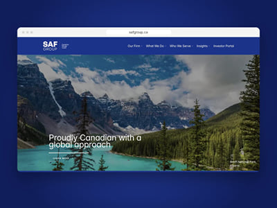 SAF Group: WordPress to Framer migration - Webseitengestaltung
