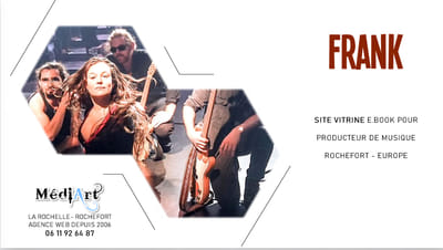 Création de site internet officiel pour groupe de blues - Webseitengestaltung