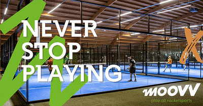 MOOVV Play all racketsports - Branding & Positionering