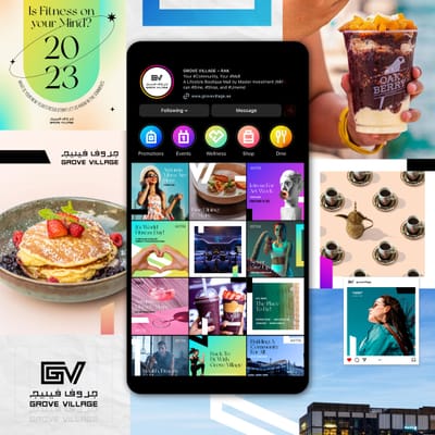 Social Media Management - Grove Village - Social media