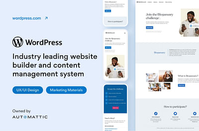 WordPress (Automattic) | Martech Platform - Graphic Design