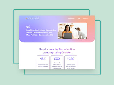 Design and Development of ocurate.com - Création de site internet