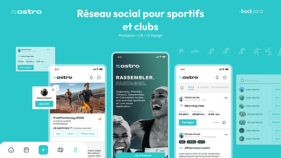 App de gestion des associations sportives : Ostro - Application mobile
