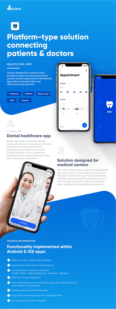 Dental Healthcare App - Mobile App