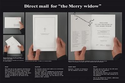 THE MERRY WIDOW - Advertising