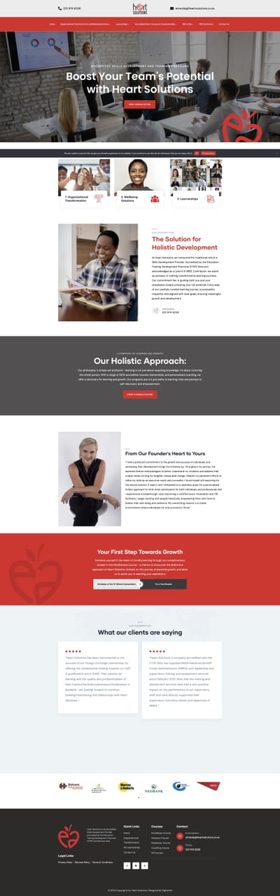 Heart Solutions Website - Creación de Sitios Web
