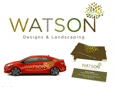 Logo Design Watson Designs & Landscaping - Ontwerp