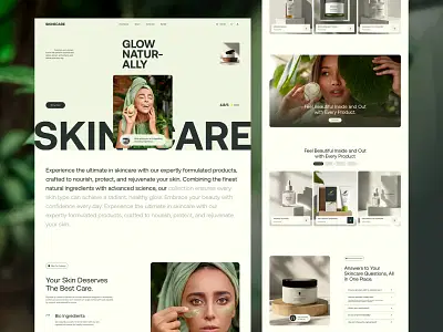 Skincare - E-commerce Website Design - E-commerce