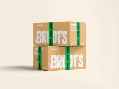 Broots — Marca y packaging para alimento natural de mascotas - Packaging