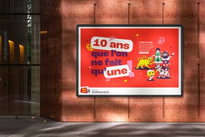 Identité des 10 ans de la réunification de la Normandie - Design & graphisme
